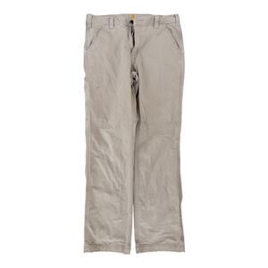 Carhartt Relaxed Fit Work Pants 33x32 Khaki Canvas Workwear